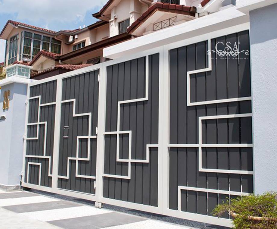 CSA Aluminium Trackless Folding Gate Malaysia - Custom Design Specialist